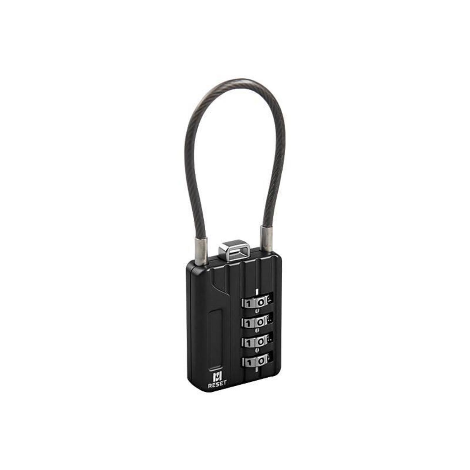 Zahlenschloss Mit 4-stelligem Code Und 12cm Flexiblem Kabel