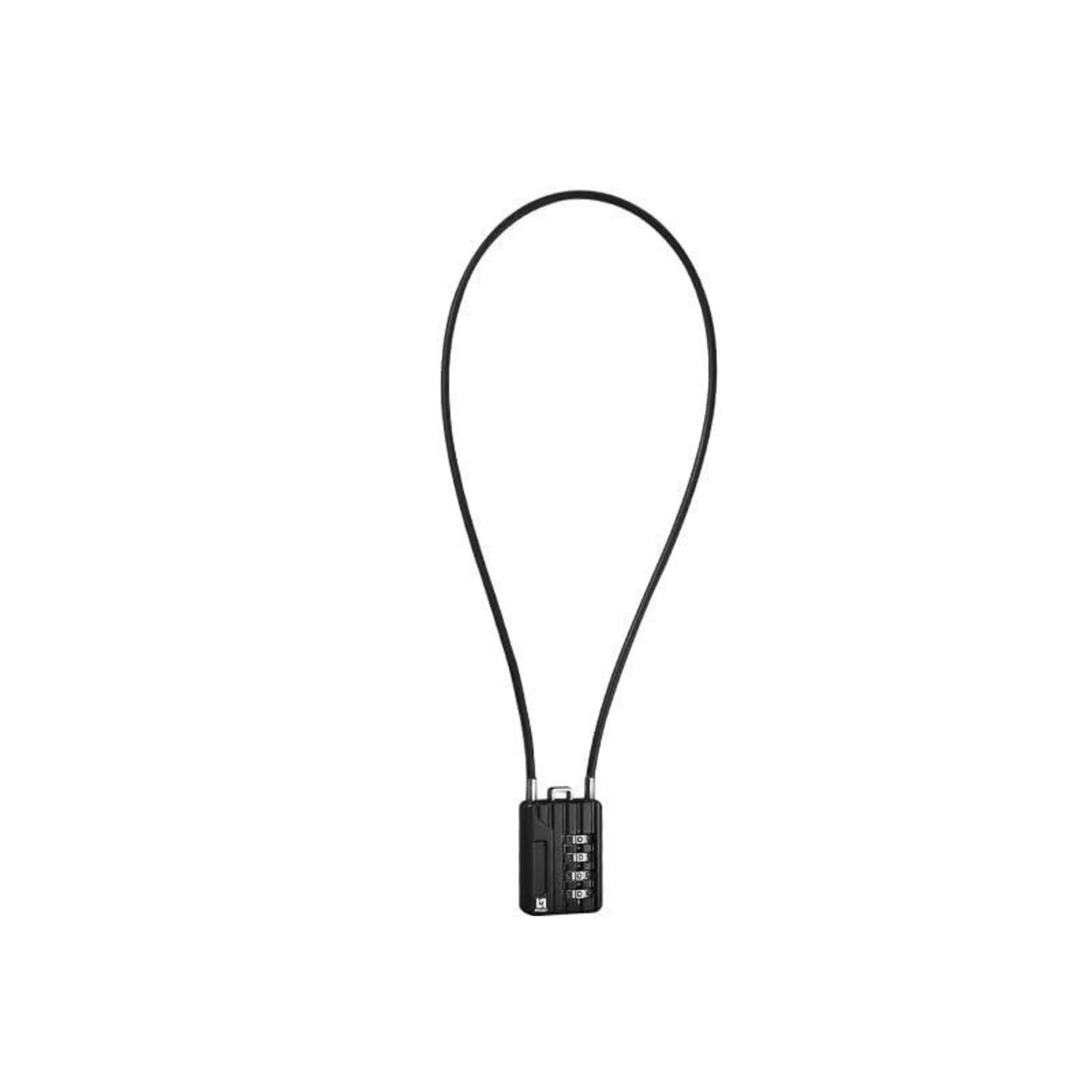 Zahlenschloss Mit Flexiblem Kabel 50 Cm, 4-stellig, Wasserdicht, Für Mülltonnen, Schließfächer
