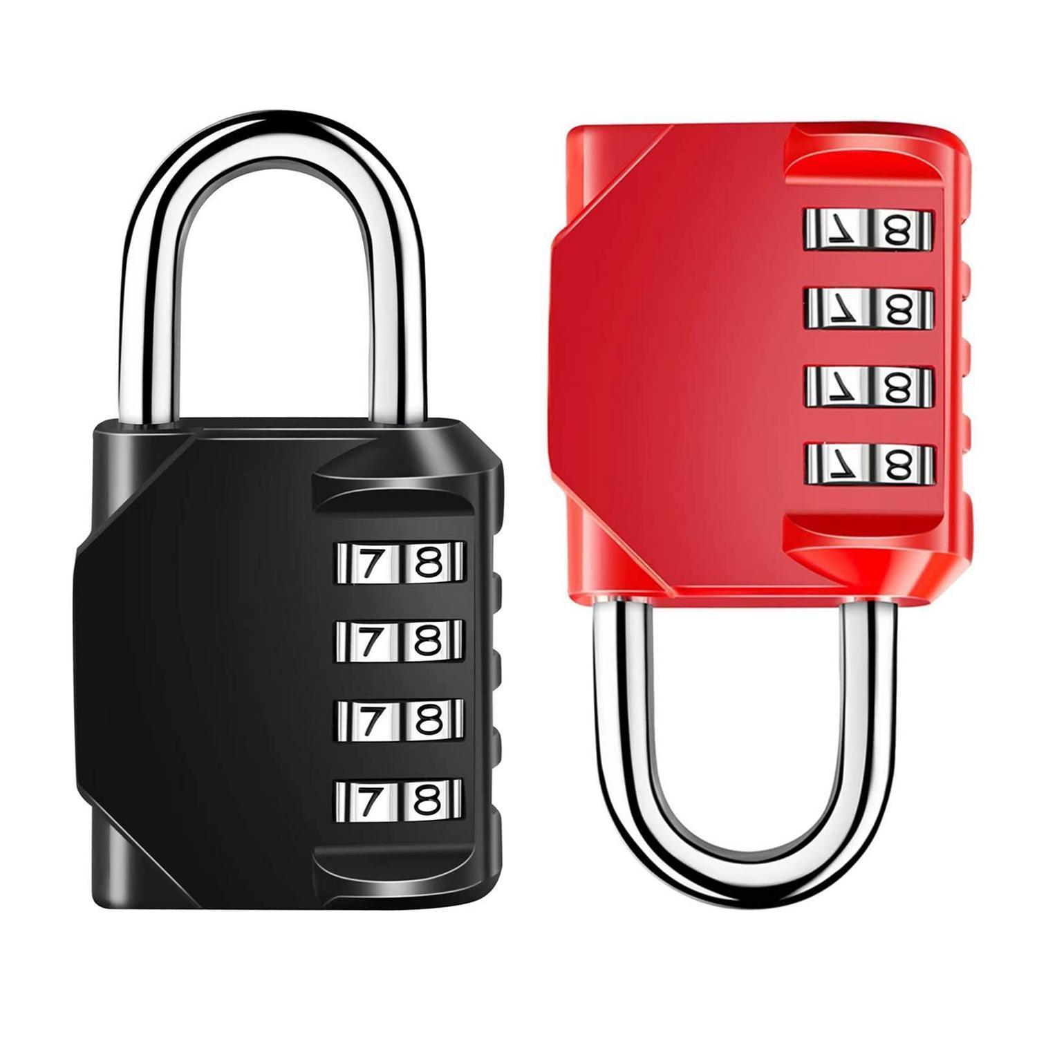2er Set Zahlenschloss Zinklegierung Robust & Sicher Für Schließfächer & Gepäck