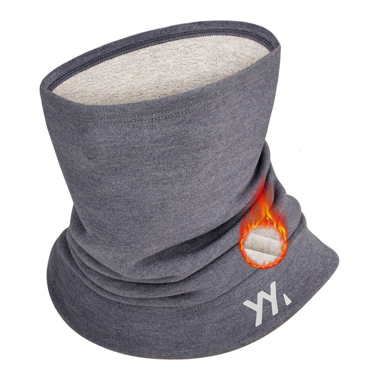 Schlauchschal Damen Herren Winter Warm Fleece Modal-wolle Mix Schal Halswärmer
