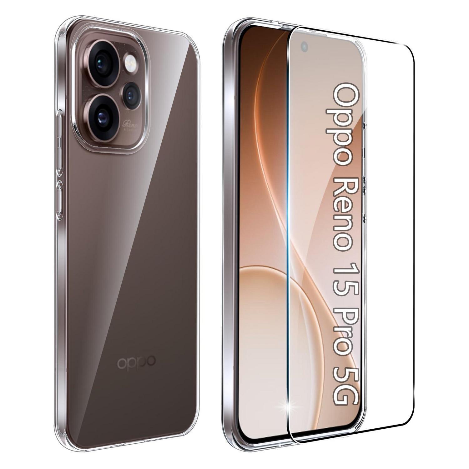 Handyhülle Für Oppo Reno 15 Pro 5g + Schutzfolie, Transparent