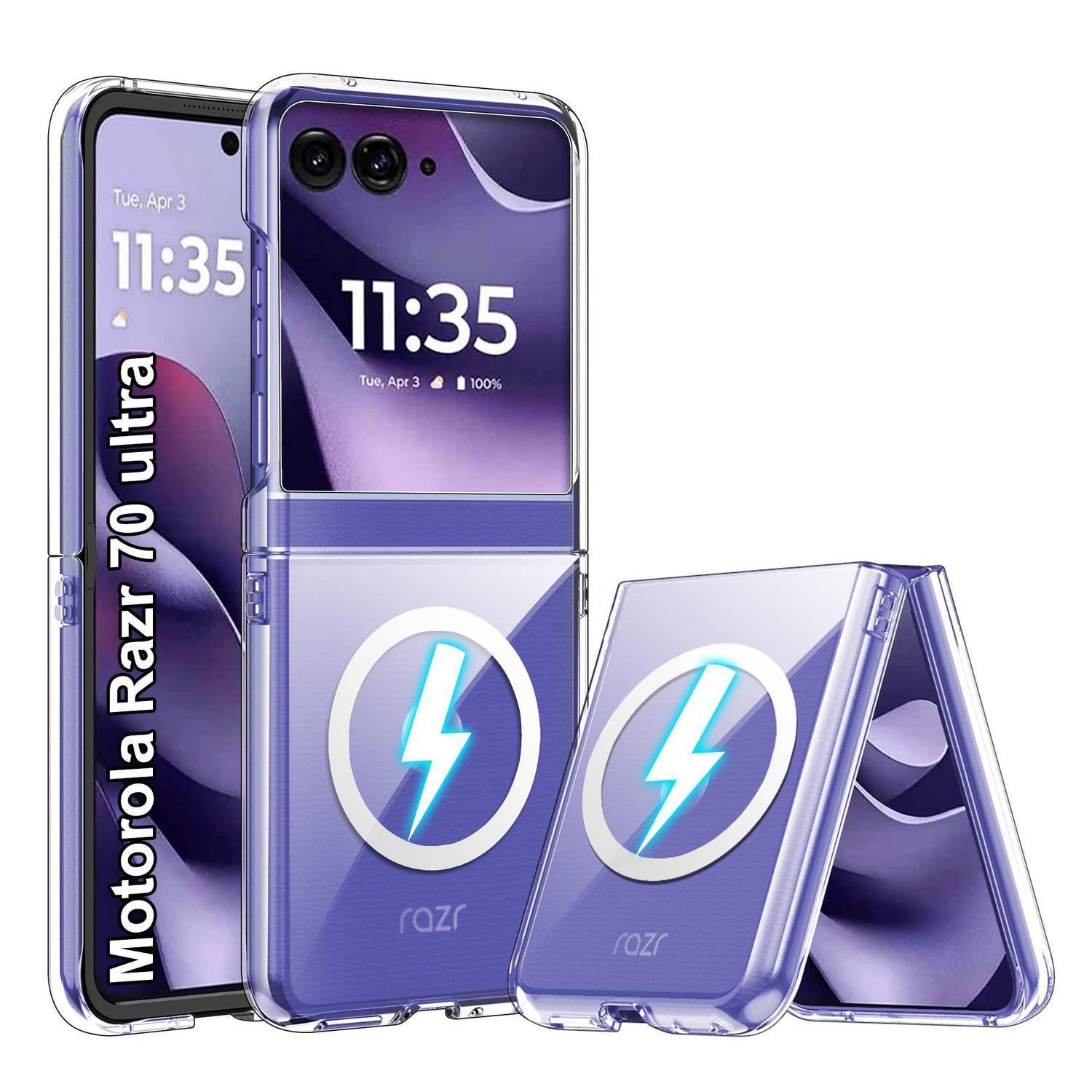 Hülle Für Motorola Razr 70 Ultra/60 Ultra, Magnetisch, Stoßfest, Transparent
