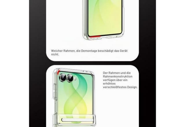 Hülle Für Samsung Galaxy Z Flip 8, Magnetisch, Stoßfest, Transparent