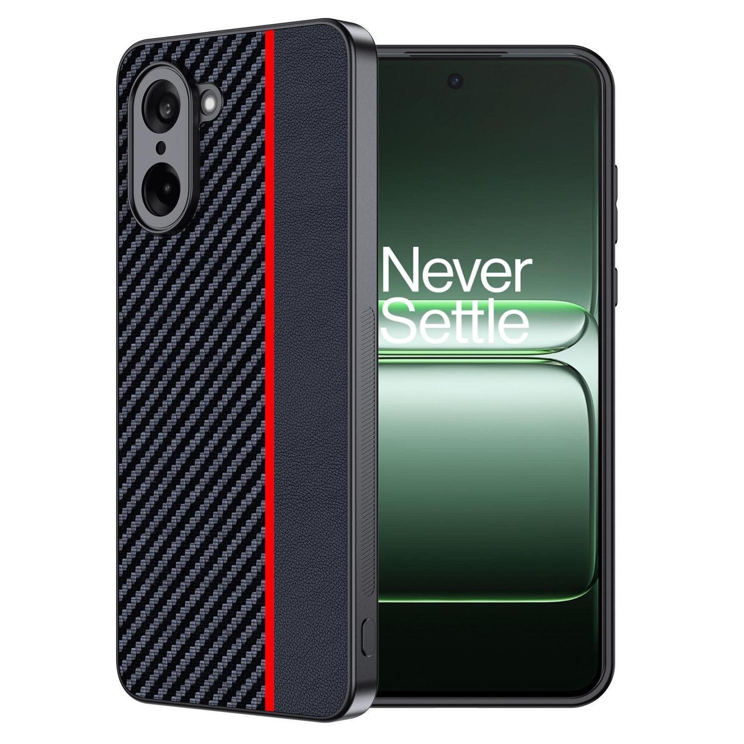 Schutzhülle Für Oneplus Nord Ce5 – Wasserdicht, Stoßfest, Carbonfaser – Rot & Schwarz
