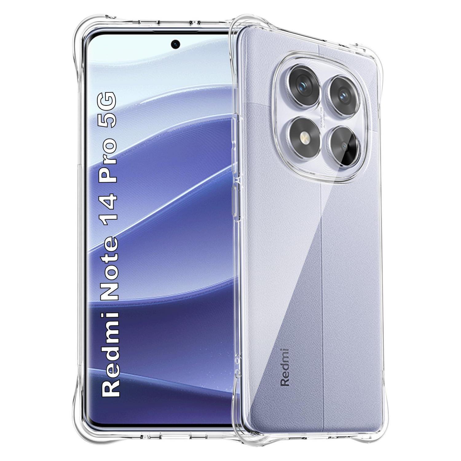Hülle Für Redmi Note 14 Pro 5g / Poco X7 5g, Transparent, Stoßfest