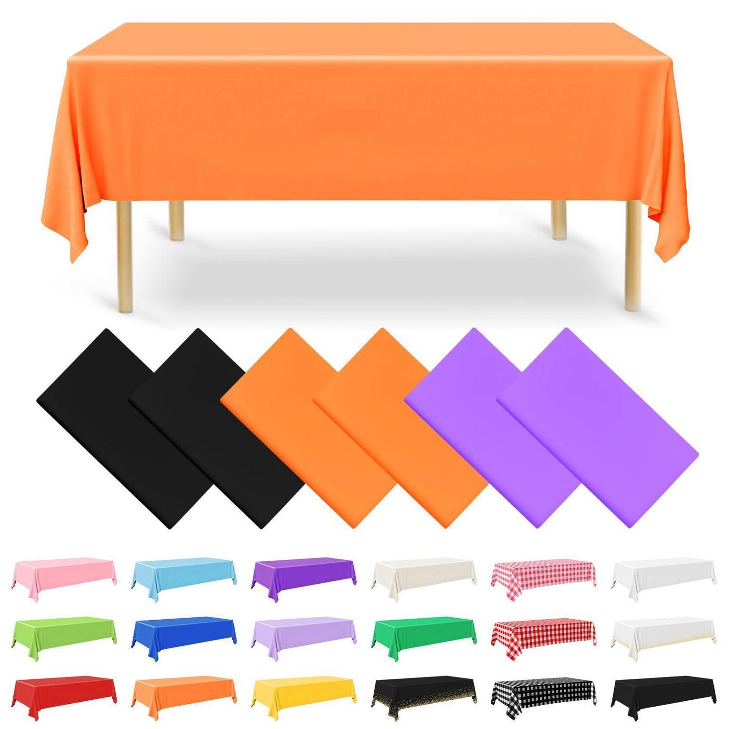 6er Pack Einweg Tischdecken 137x274 Cm Wasserdicht Für Partys & Dekorationen
