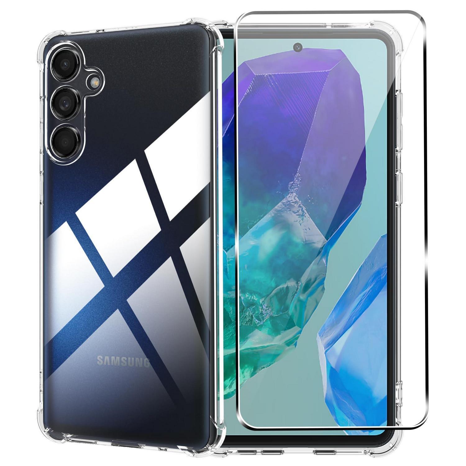 Hülle Für Samsung Galaxy M55 5g/c55 + Panzerglasfolie, Transparent