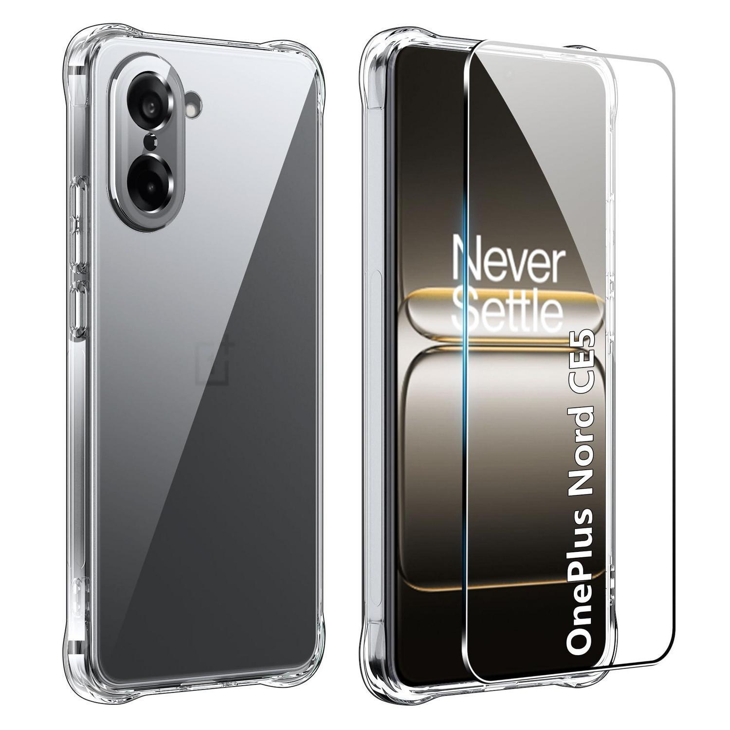 Handyhülle Für Oneplus Nord Ce5 Mit Schutzfolie, Transparent