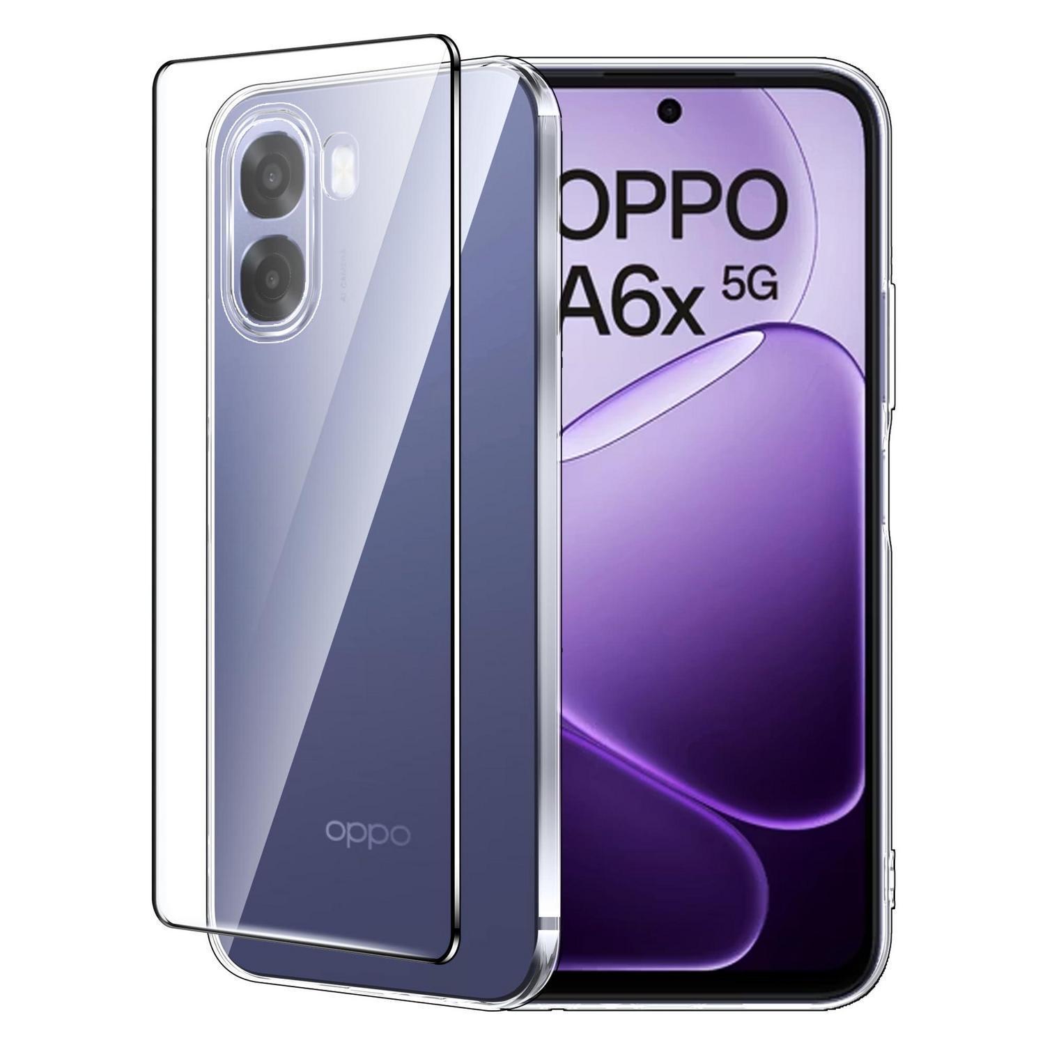 Handyhülle Für Oppo A6x/a6k/a6t 4g/5g + Schutzfolie, Transparent