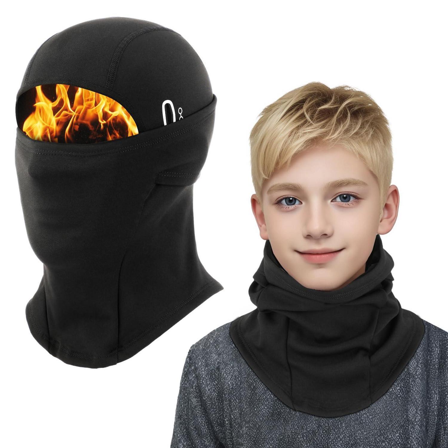 Kinder Sturmhaube Winter, Multifunktional Winddicht Fleece, Skimaske Radfahren Gesichtsmaske Unter Helm