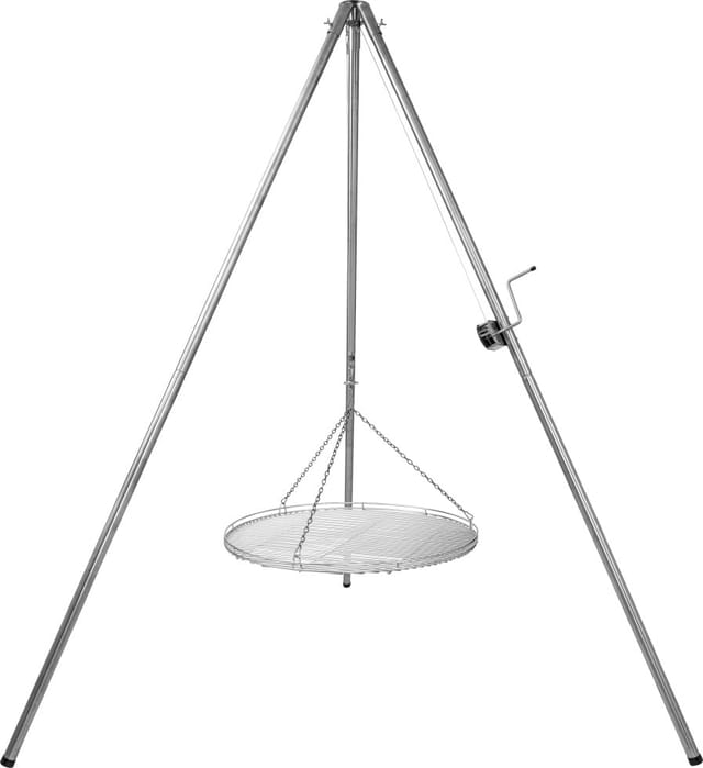 Schneider Grill - Schneider Edelstahl Dreibeingrill Schwenkgrill Höhe 250 Cm Mit Rost Ø 100 Cm