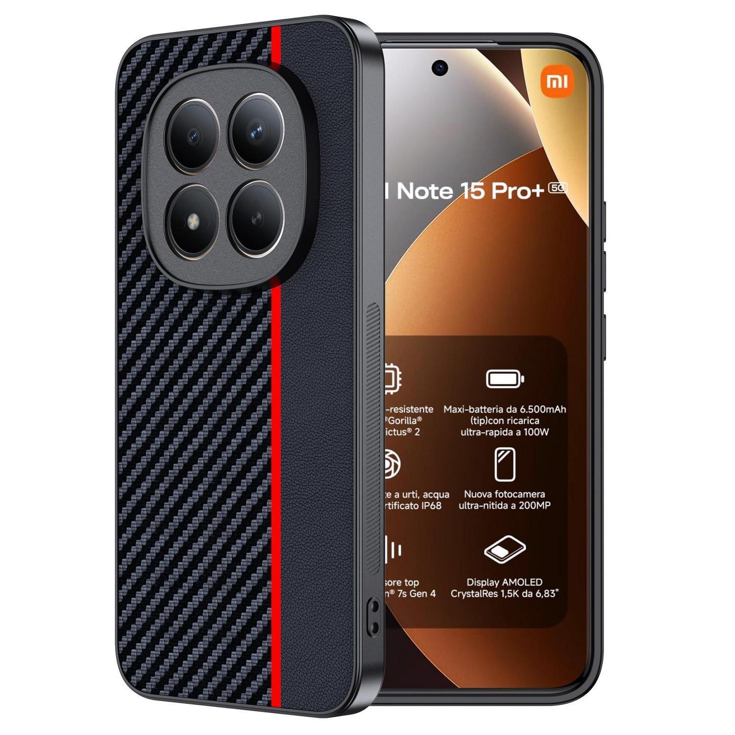 Schutzhülle Wasserdicht Stoßfest Carbonfaser Für Redmi Note 15 Pro Plus/poco M8 Pro 5g