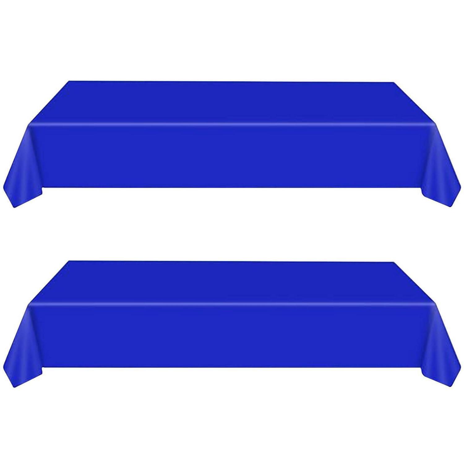 Einweg-tischdecke 137x274cm Marineblau, 2 Stück, Wasserdicht, Rechteckig