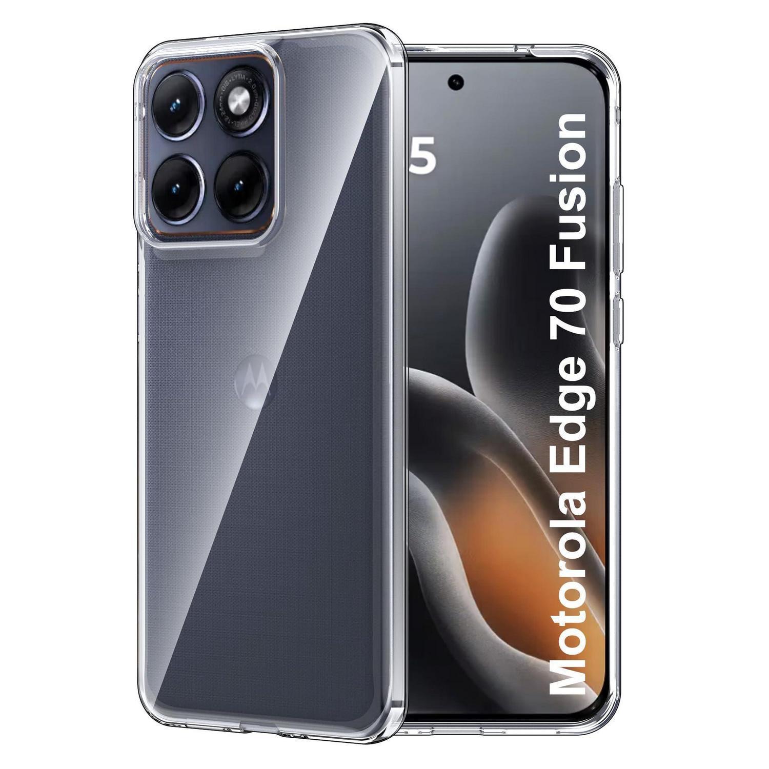 Silikon Schutzhülle Für Motorola Edge 70 Fusion/70 Fusion+ Transparent