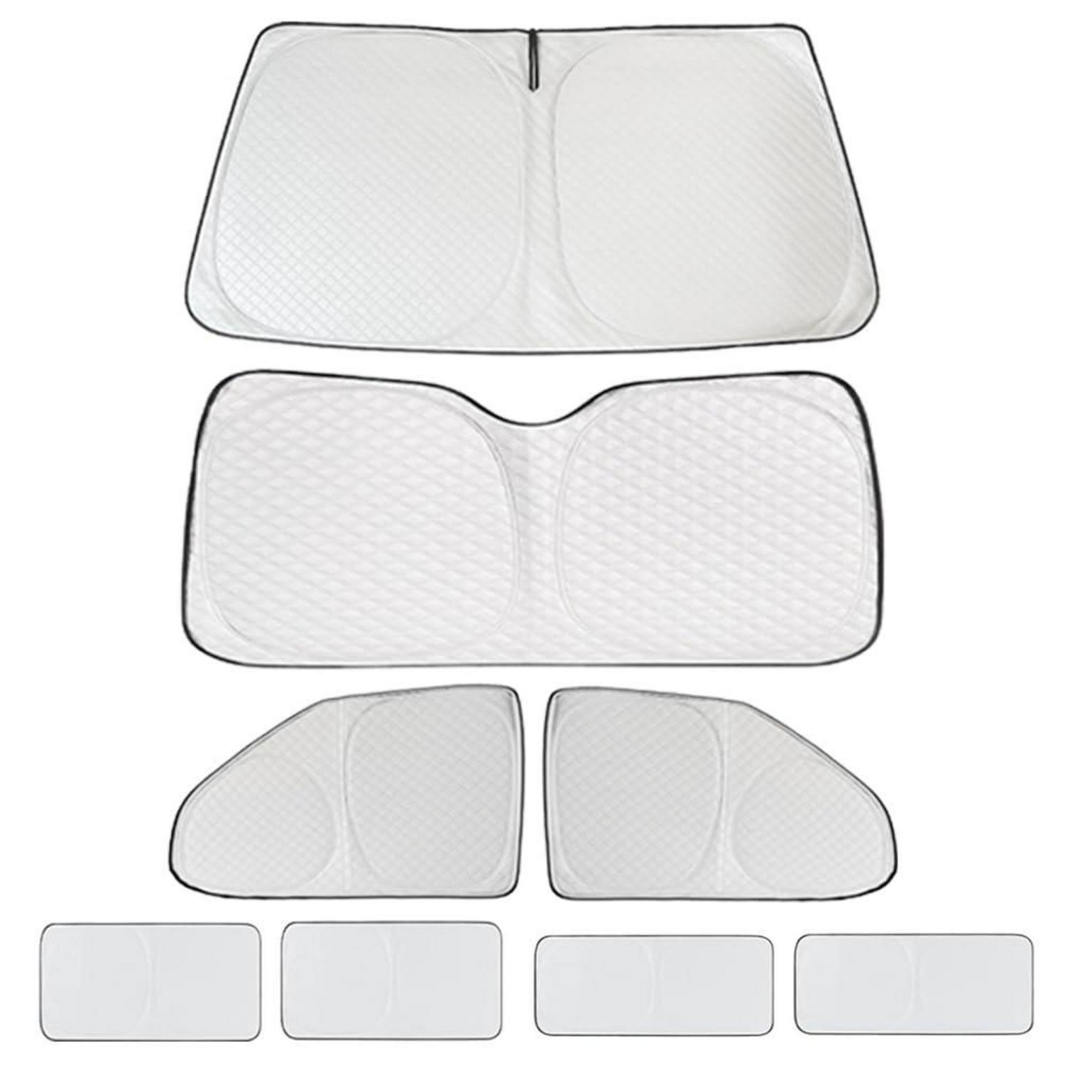 Vw T5 T6 Sonnenschutz Set 8-teilig Premium Aluminium Vliesstoff Uv-schutz