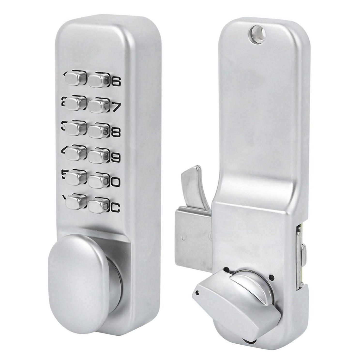 Mechanisches Zahlenschloss Für Schiebetüren, Keyless Access, Für Büro, Balkon, Gewerbe Und Zuhause