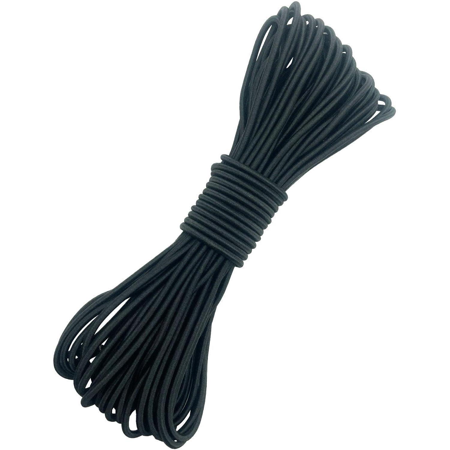 Gummiseil 4mm X 20m Schwarz Für Anhänger, Planen, Sonnensegel