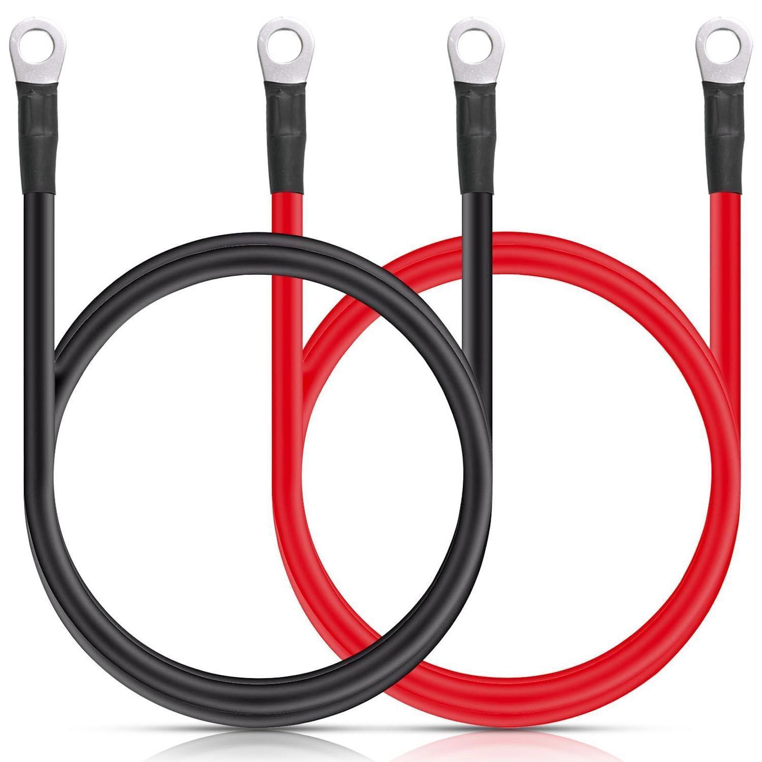 Batteriekabel 20mm² 60cm M10 Ringöse Für Wechselrichter Und Solaranlagen