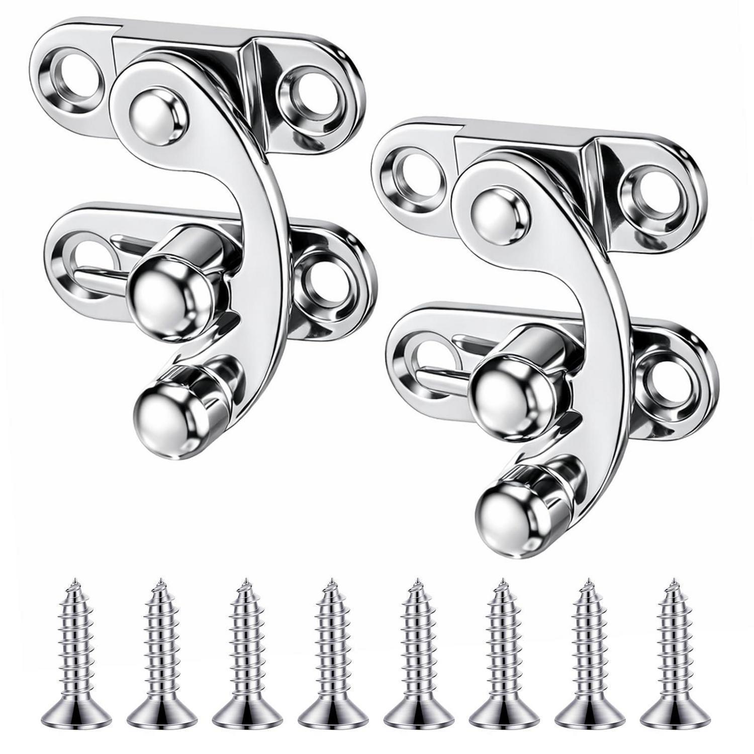 2er Set Riegelhaken Antik Vintage Silber Für Holzkisten Schmuckschatullen