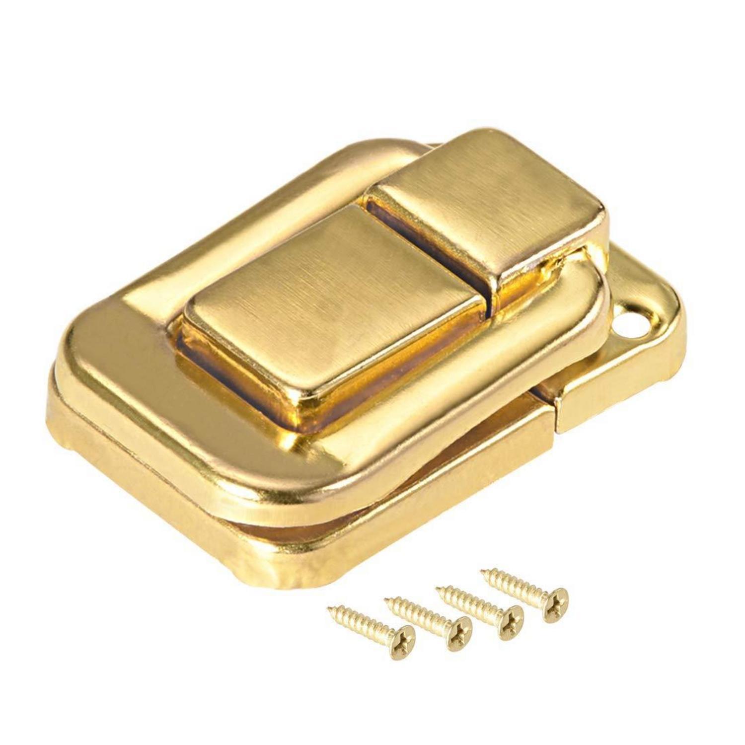 2er Set Antike Haspenschlösser 48mm Goldfarben Für Schmuckkästchen