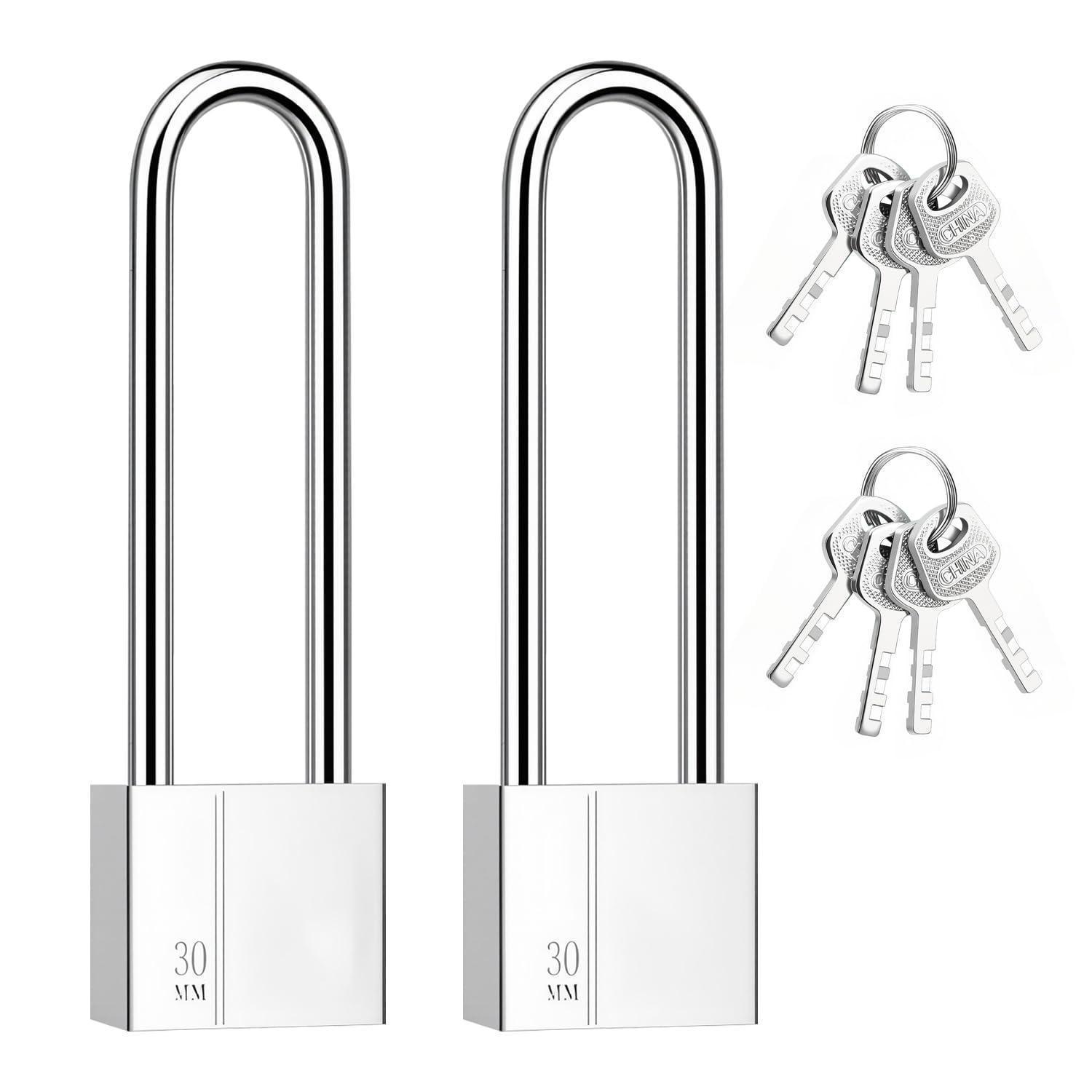 Vorhängeschloss Set Wetterfest Mit Schlüssel, 30mm Schlossbreite, Für Schränke & Spinde