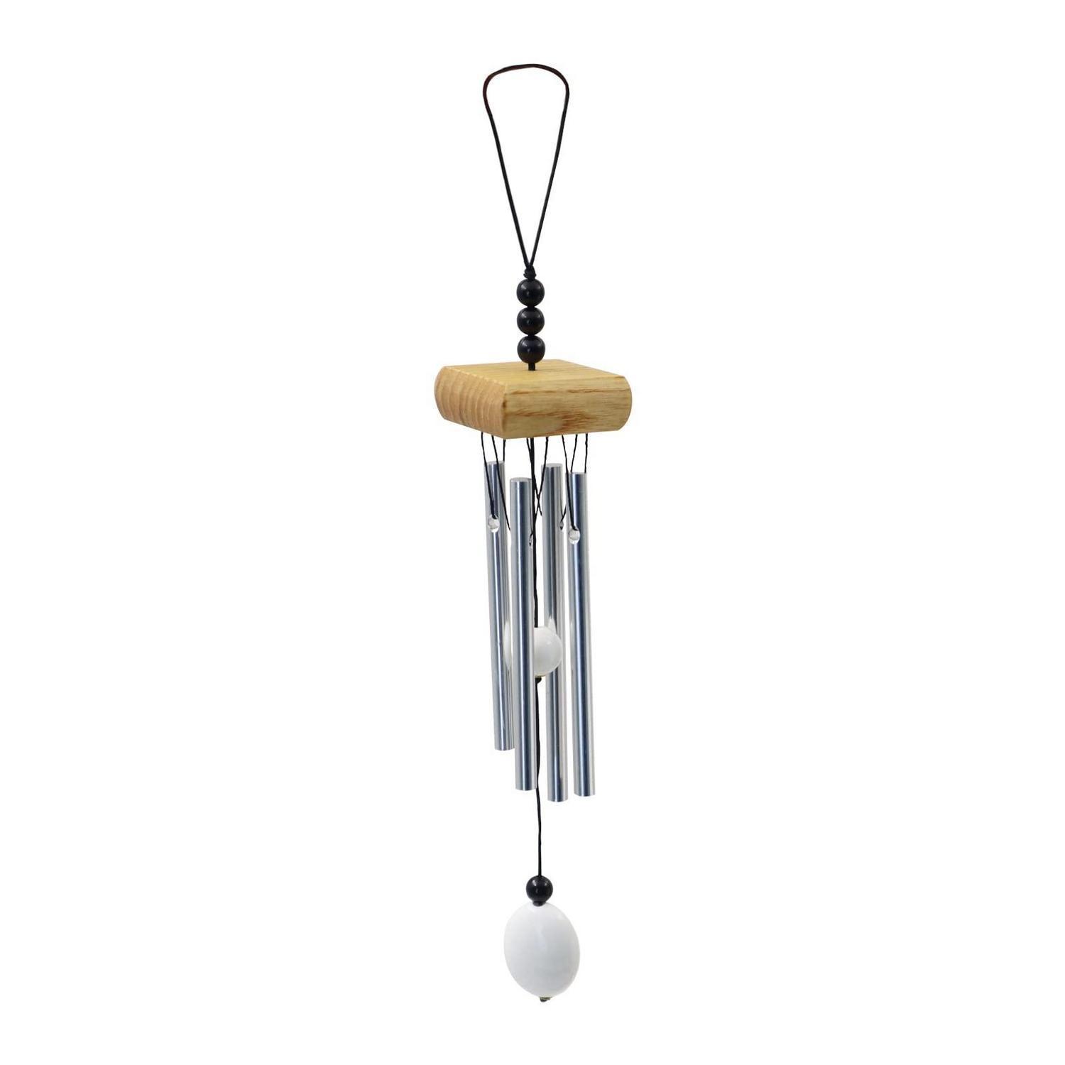 Windspiel Aluminium Mit Melodischen Tönen, Braun, Für Garten & Zuhause
