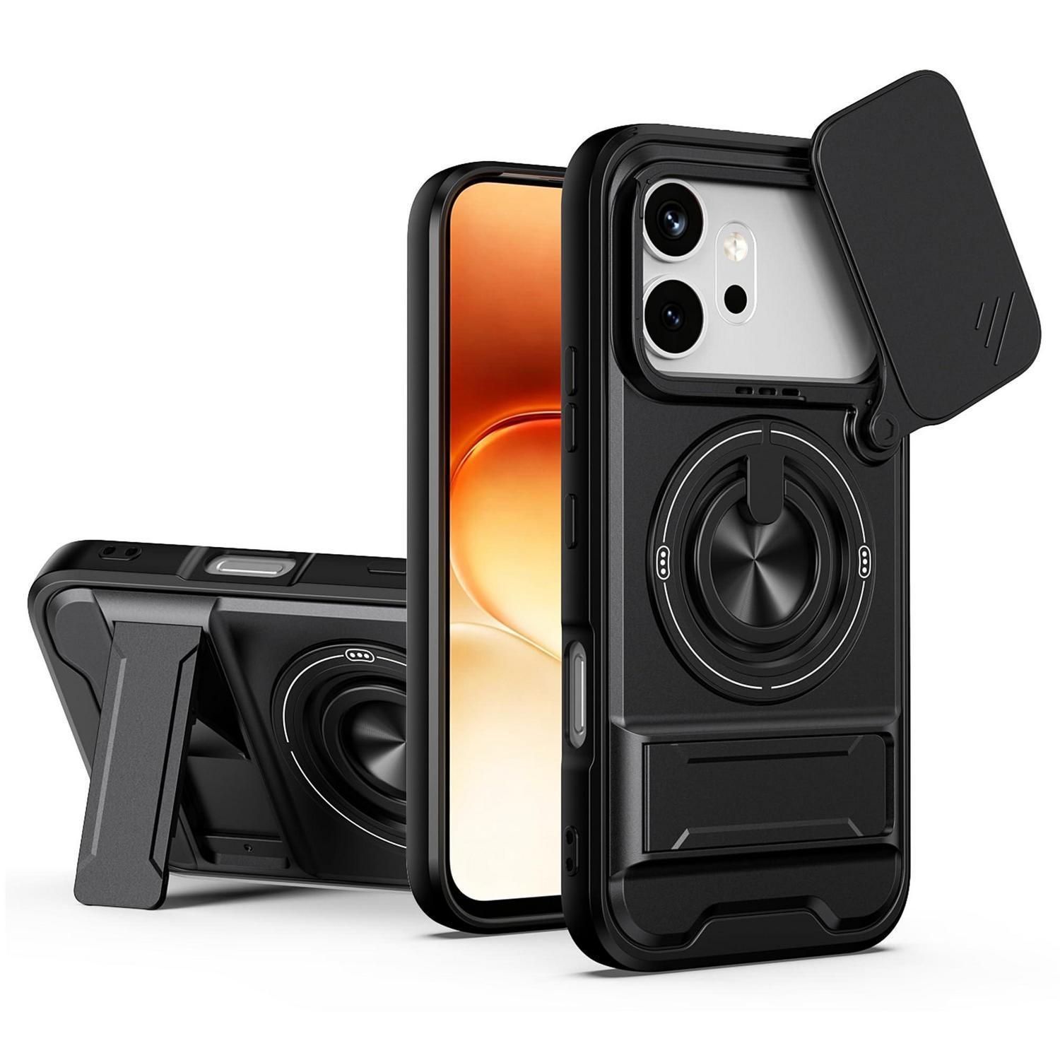 Honor 600/600 Pro Hülle Mit Ständer & Armbandhalter, Stoßfest