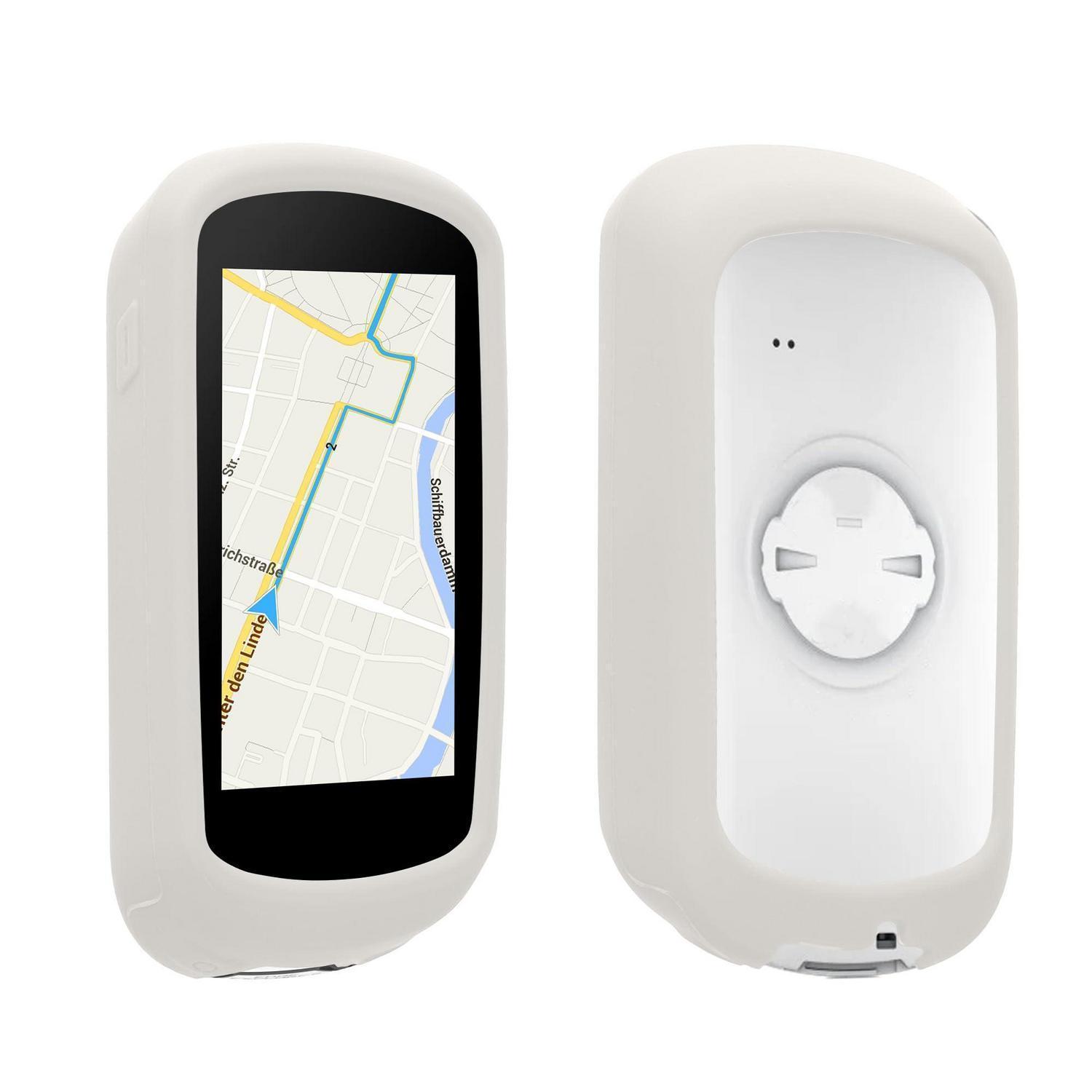 Silikon Hülle Für Garmin Edge Explore 2 - Schutzcase Weiß