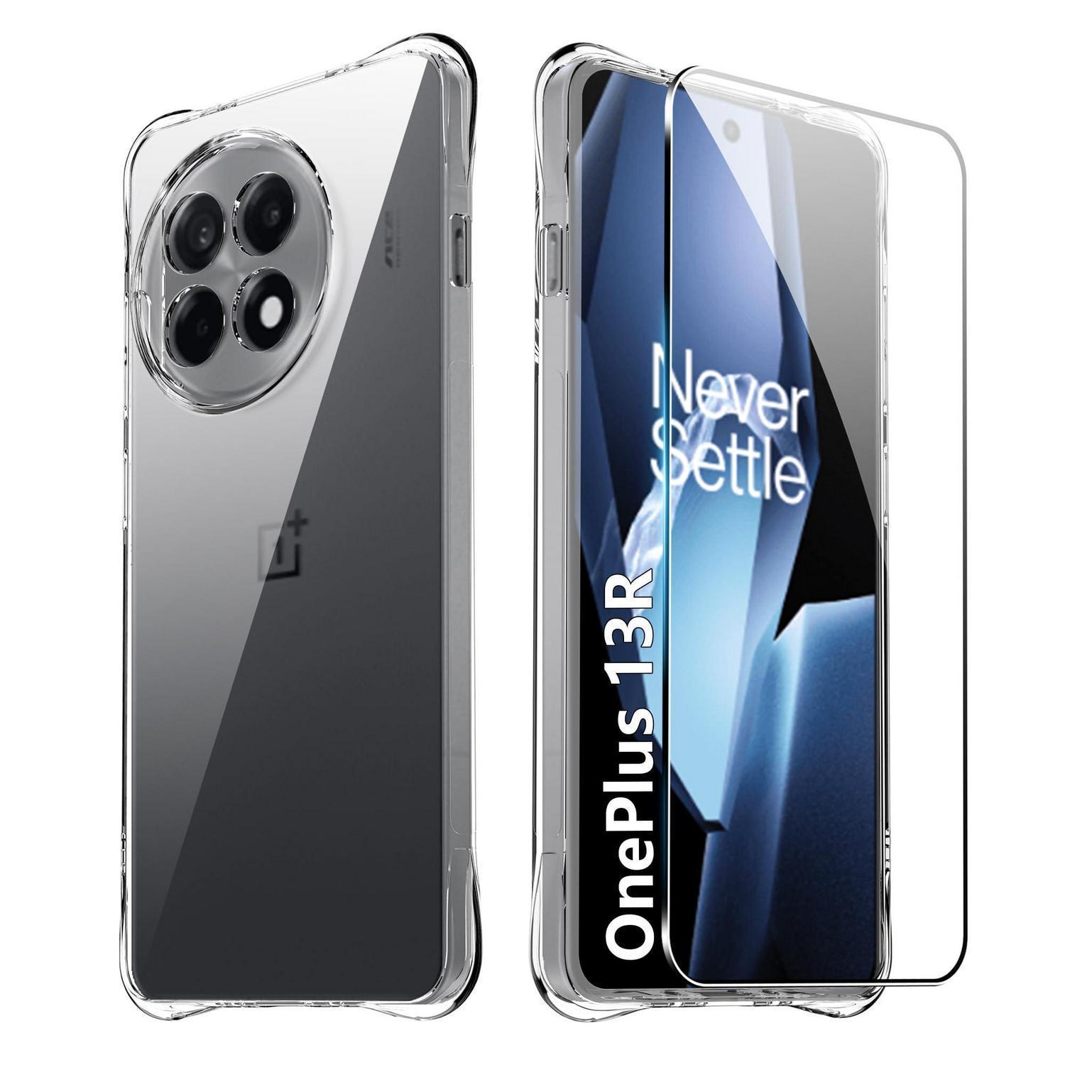 Schutzhülle Für Oneplus 13r Mit Schutzfolie, Transparent Stoßfest