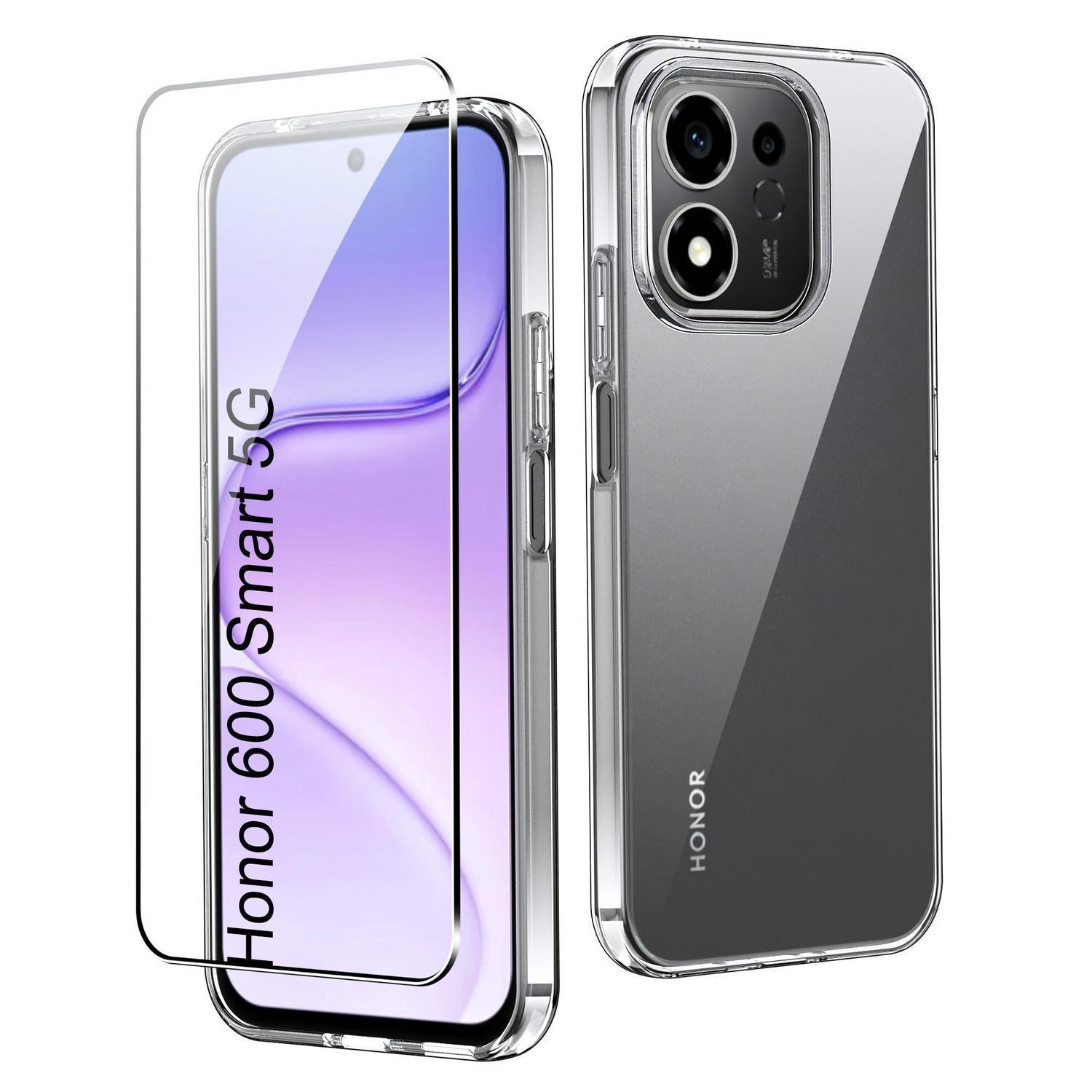 Tpu Hülle Honor 600 Smart 5g Mit Glas Displayschutz, Transparent