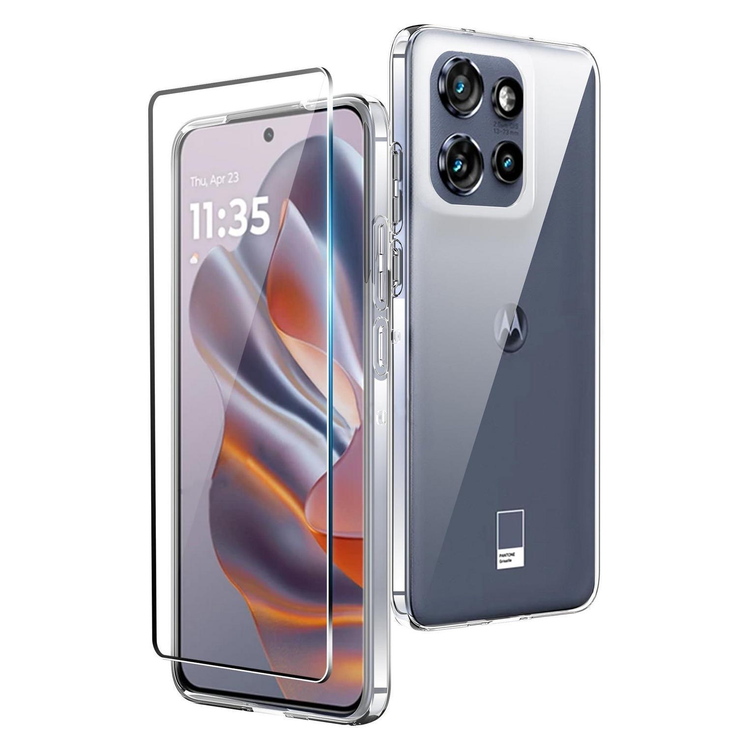 Tpu Handyhülle Motorola Edge 50 Neo/60 Neo Mit Glasfolie