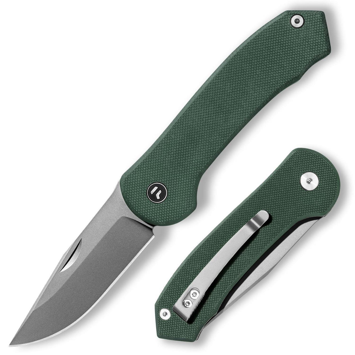 Klappmesser Mit 7,25 Cm Vg10 Klinge Und G10 Griff, Grün