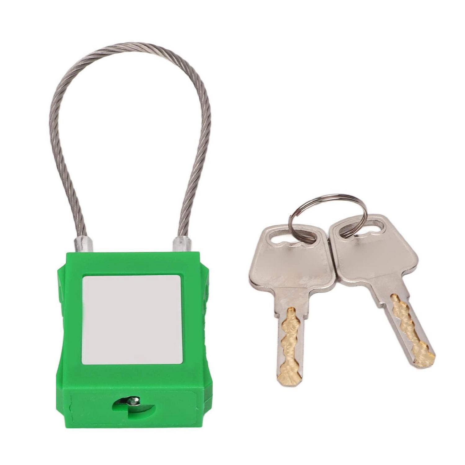 Lockout-tagout-schloss Mit 85mm Bügel Und 2 Schlüsseln, Grün