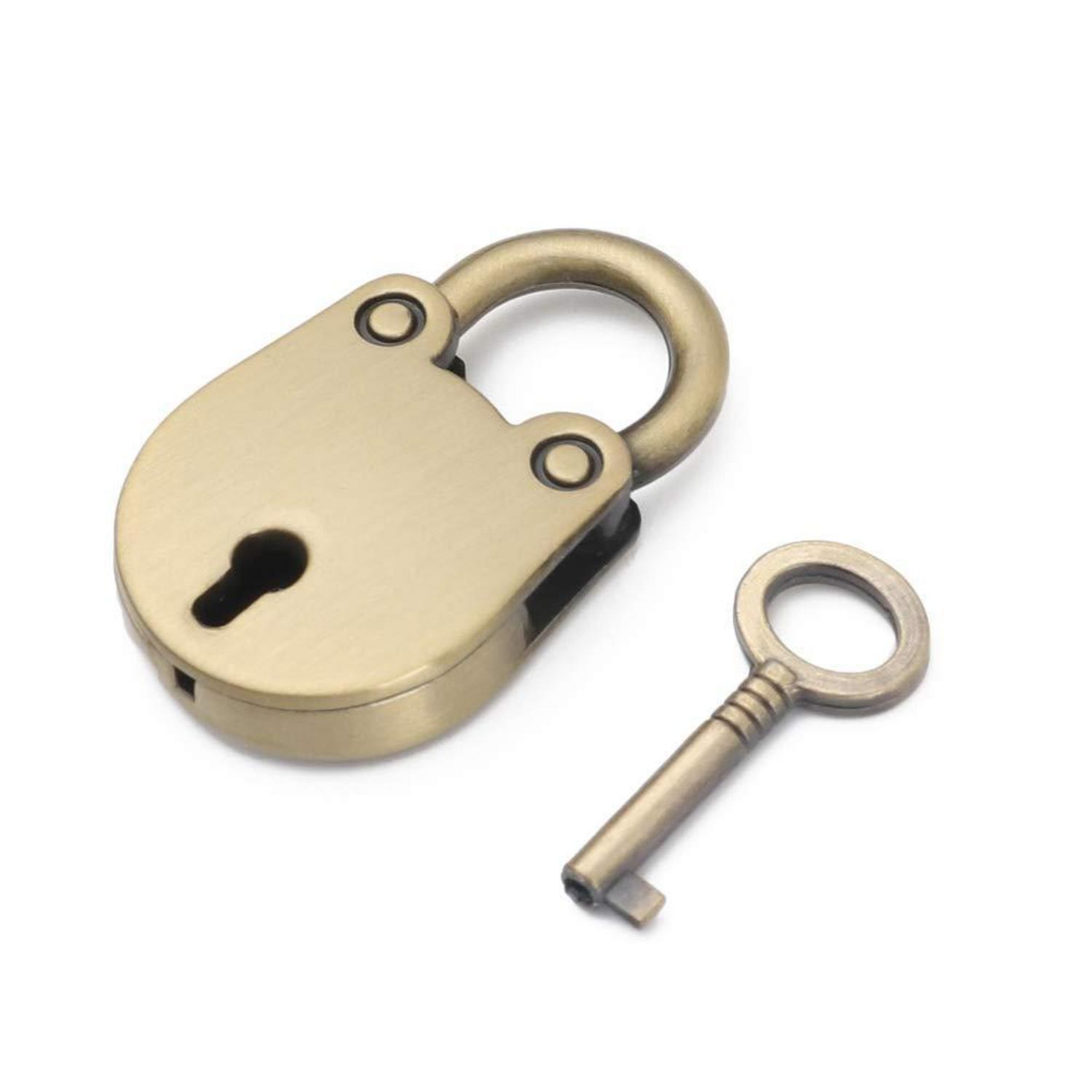 Mini Vorhängeschloss Mit Schlüssel, Robustes Metallschloss Für Gepäck, Rucksack, Schrank