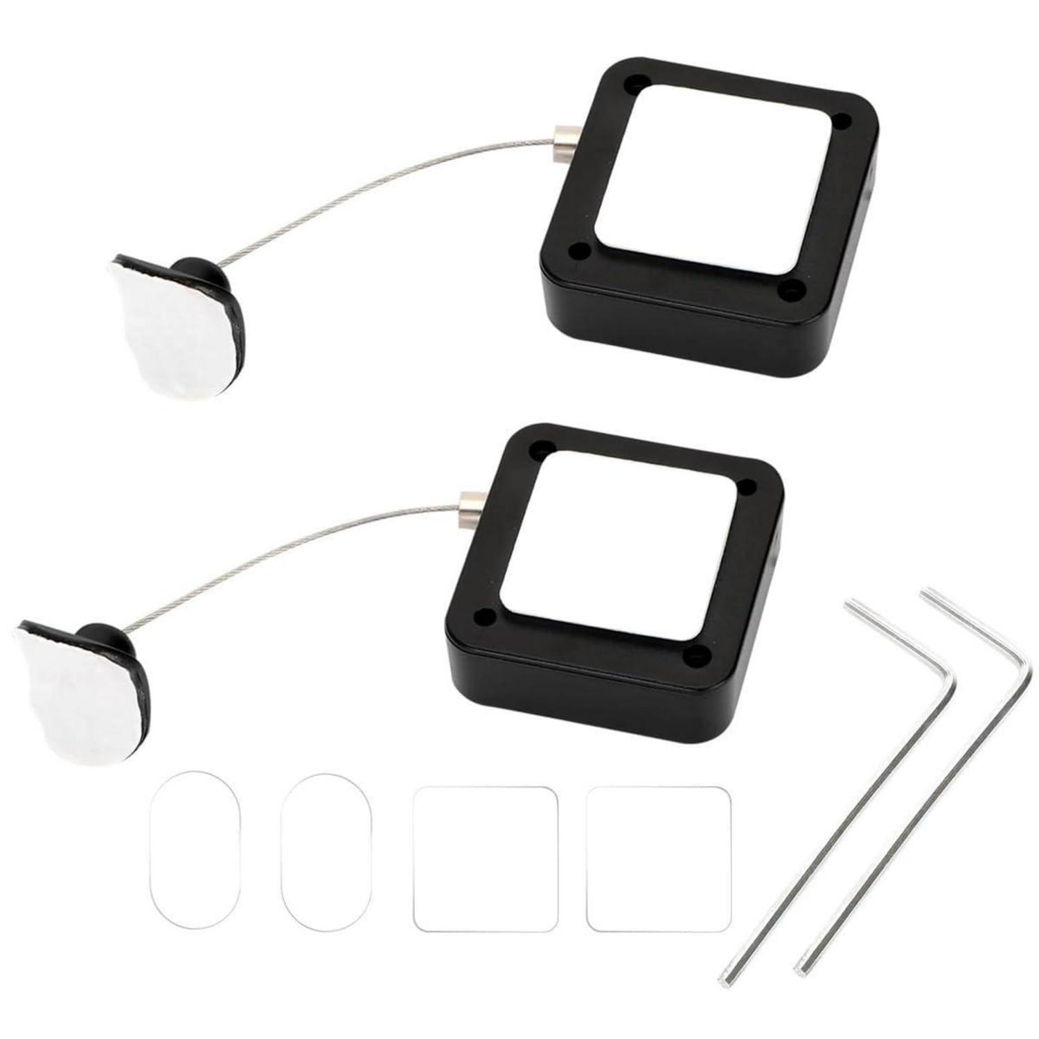 2er-set Einziehbare Kabelschlösser Für Fernbedienungen, Controller & Tablets