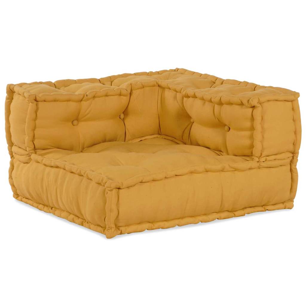 Maison Exclusive - Modulare Sofagarnitur Stoff Gelb 210 X 70 X 56