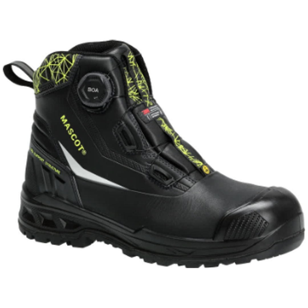 Mascot Sicherheitsstiefel S7s, Boa® Fit System F1302-902-09 Gr. 1141 Schwarz