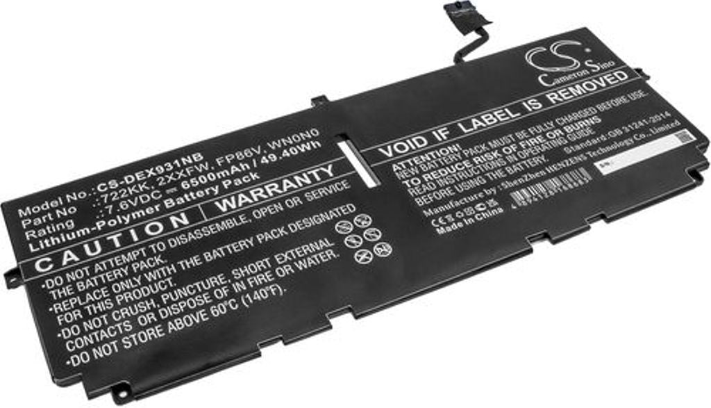 Akku F R Dell Xps 13 9300 I5 Fhd Usw