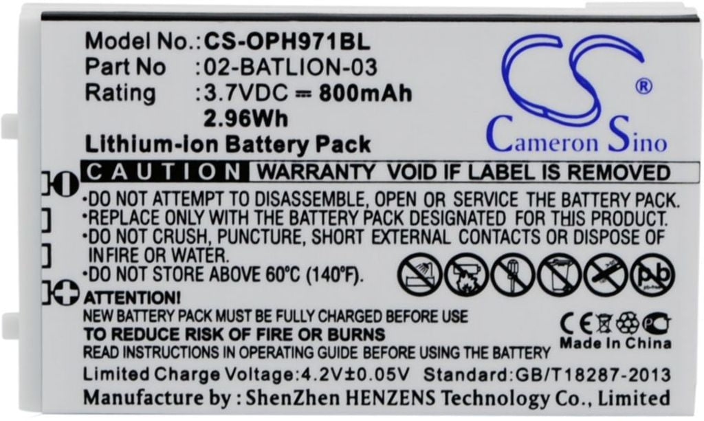 Akku F R Opticon Opl 7724 Etc
