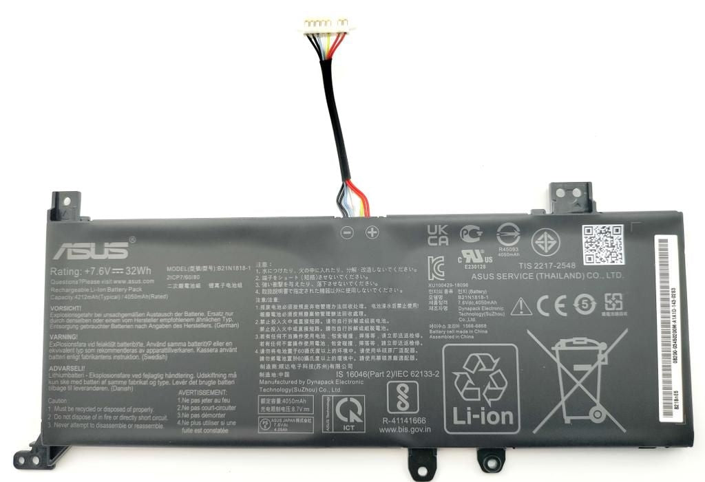 Asus X509 Akku Byd Pris B21n1818 2
