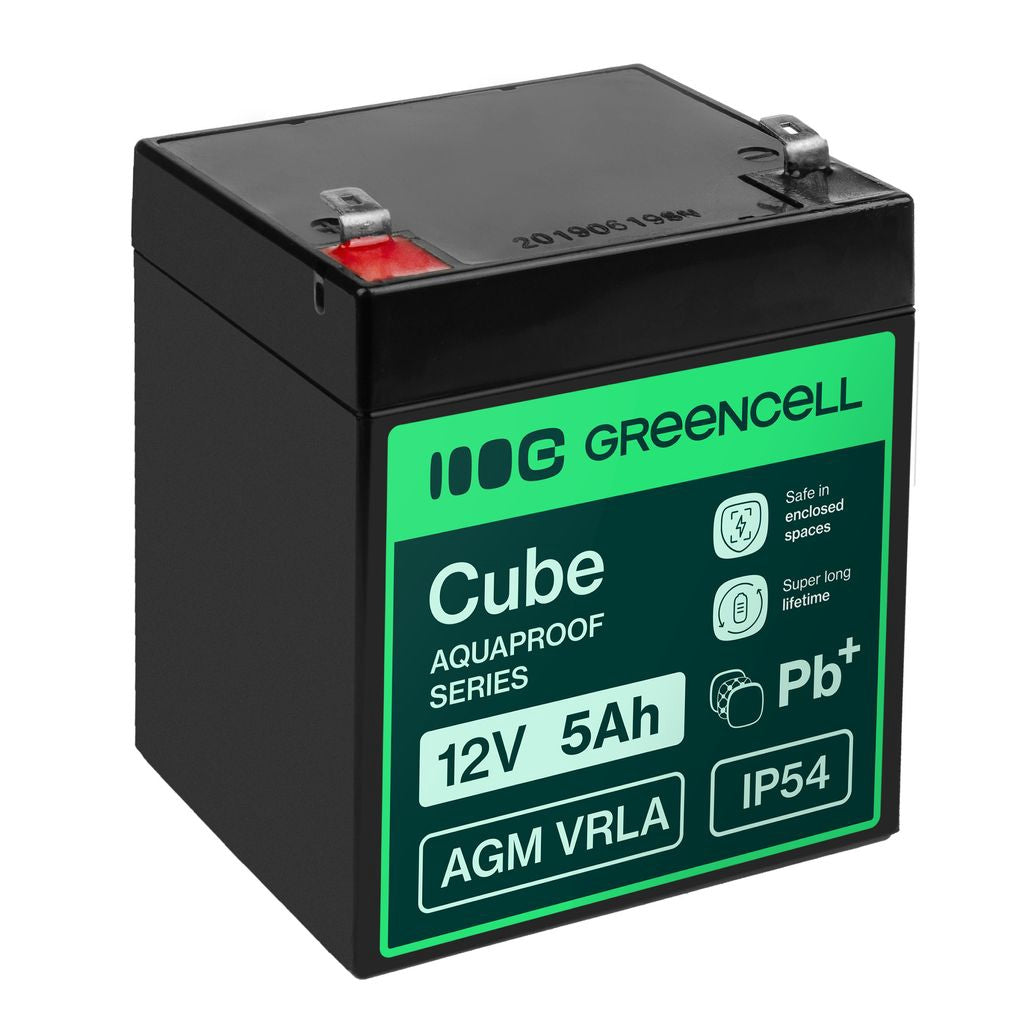 Bater A Greencell Agm Vrla De 12 V Y 5 Ah Sin Mantenimiento