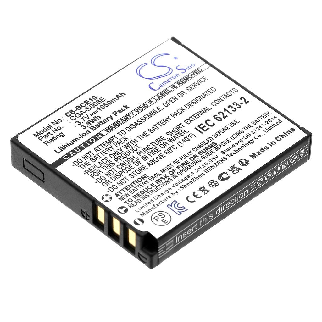 Bater A De Repuesto Para Cga S008 Dmw Bce10 Vw Vbj10