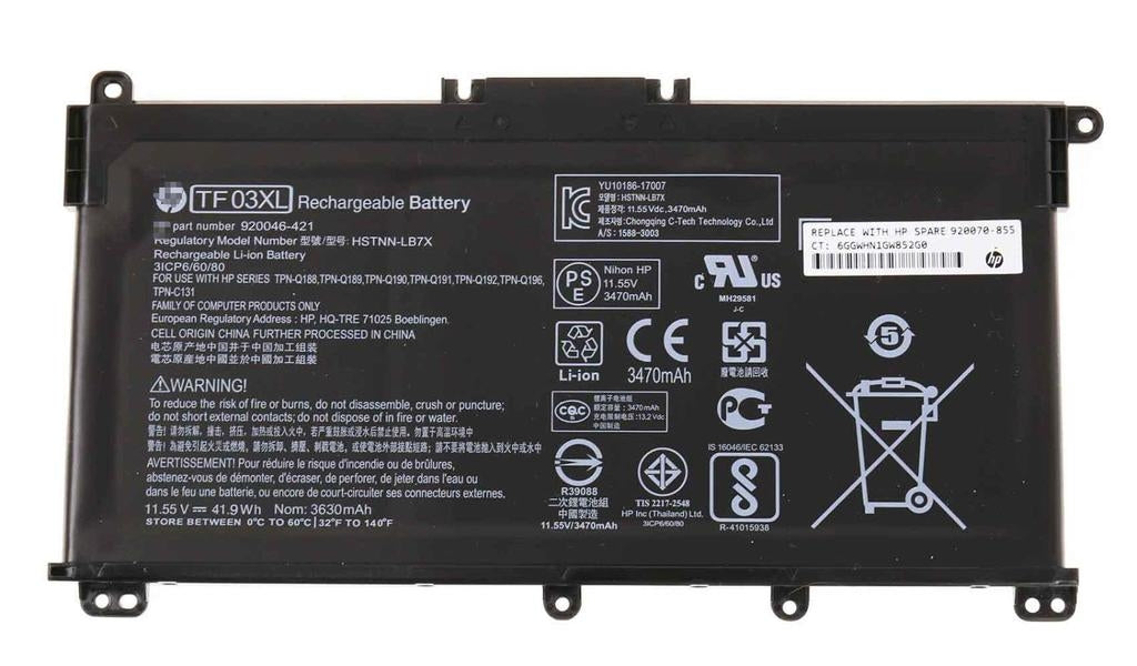 Hp Akku 3c 41 Wh 3600 Mah Li Tf