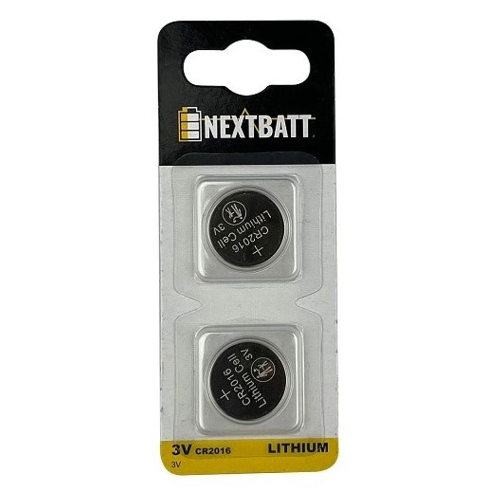Nextbatt Knopfzellenbatterie Cr2016 3v 2er Pack