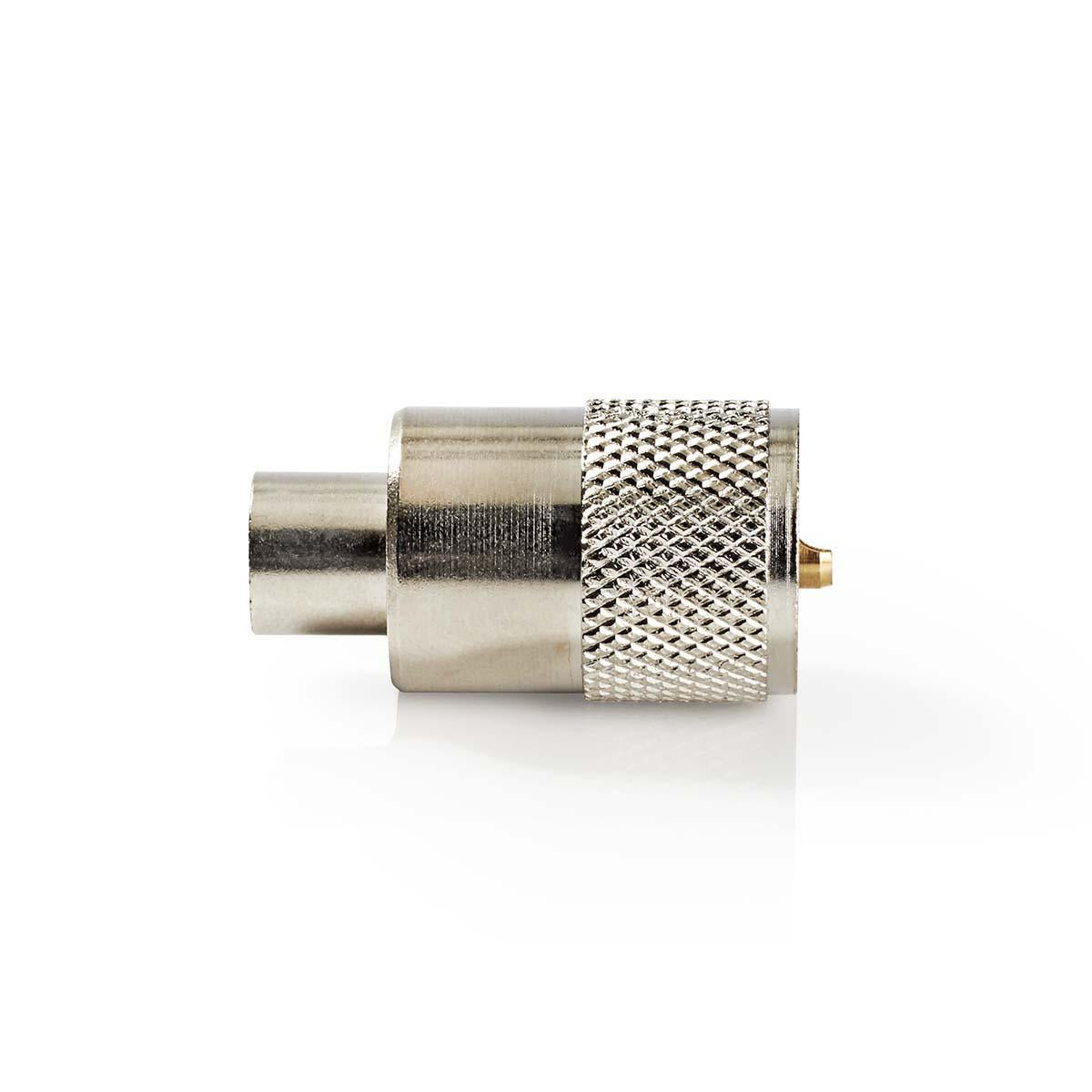 Pl259 Kontakt Rak Hane Nickelplatten 75 Ohm L Tung Kabeleingang Durchmesser 6 0 Mm Metall Silber 25 St Silber Umschlag