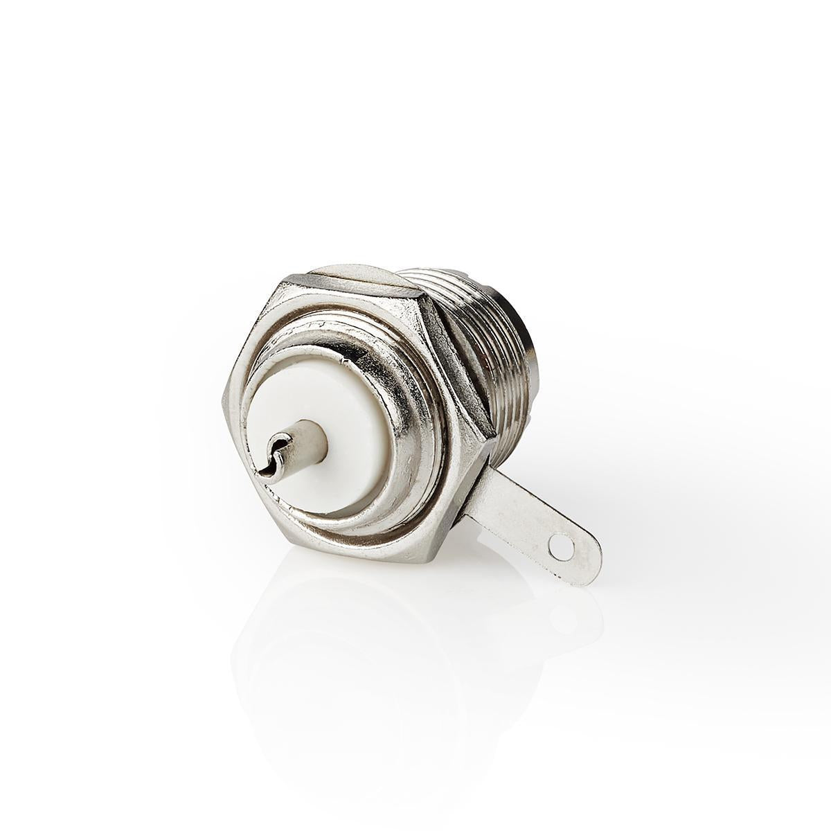 Pl259 Stecker Gerade Buchse Vernickelt 75 Ohm Geh Use Kabeleingang Durchmesser 5 0 Mm Metall Silber 25 St Ck Plastikbeutel