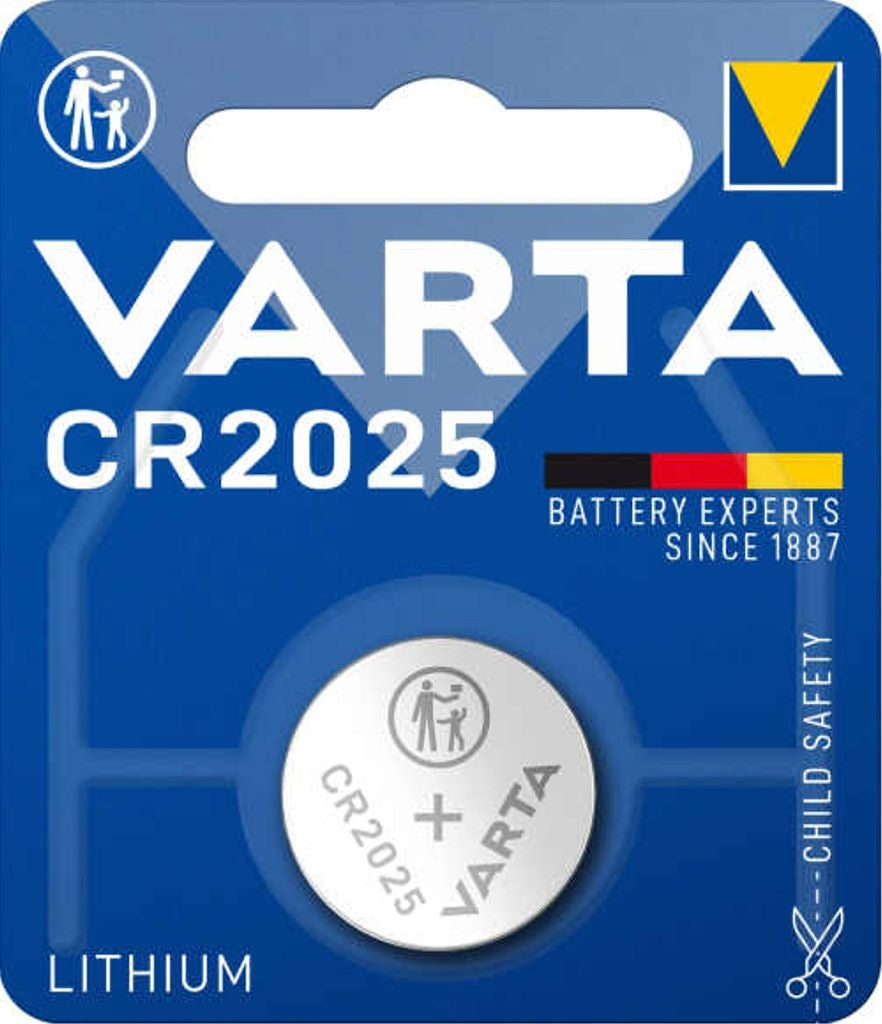 Varta Lithium Knopfzellenbatterie Cr2025