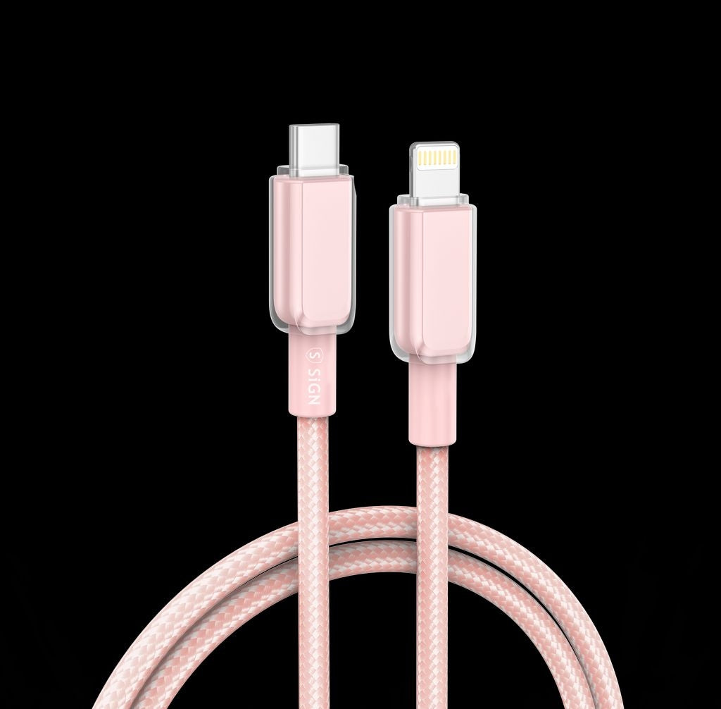 Sign Usb C Auf Lightning Kabel 30 W 1 M Pink
