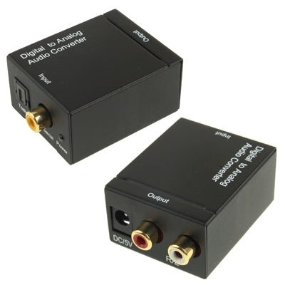 Adapter Toslink Koaxial Auf Analoges Audio