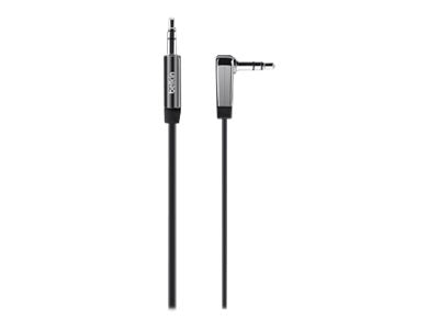 Belkin 3 5 Mm Flaches Aux Audiokabel 0 9 M Schwarz